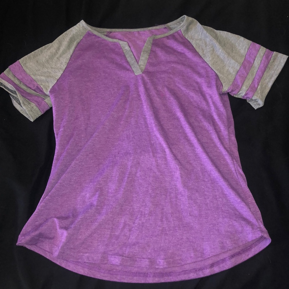Purple/Gray Tee